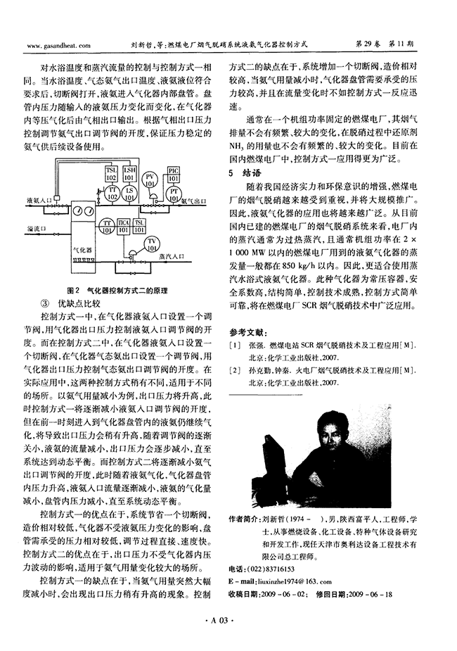 燃煤電廠煙氣脫硝系統(tǒng)液氨氣化器控制方式-錦益創(chuàng)典（天津）科技有限責(zé)任公司