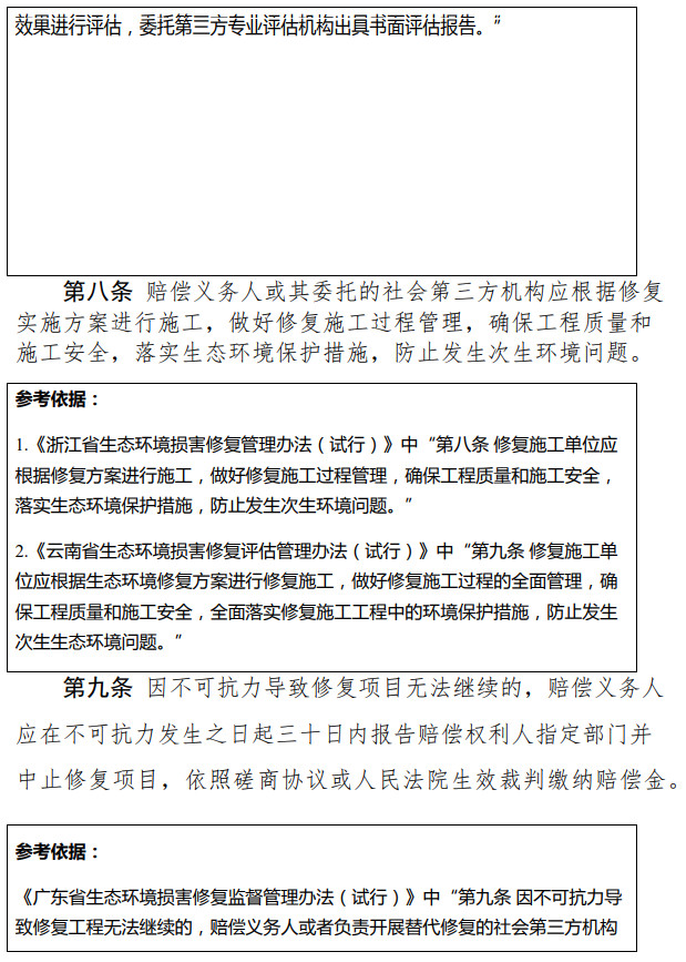 《天津市生態(tài)環(huán)境損害修復(fù)管理辦法 （試行）》（征求意見(jiàn)稿）-錦益創(chuàng)典（天津）科技有限責(zé)任公司